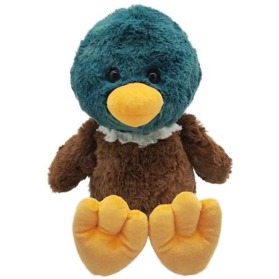 Playright Fuzzy Mallard Duck Plush Toy 