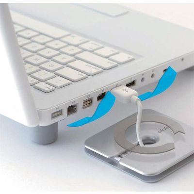 Bluelounge NBK-01-SL Notebook Kit with Coolfeet, Cableyoyo