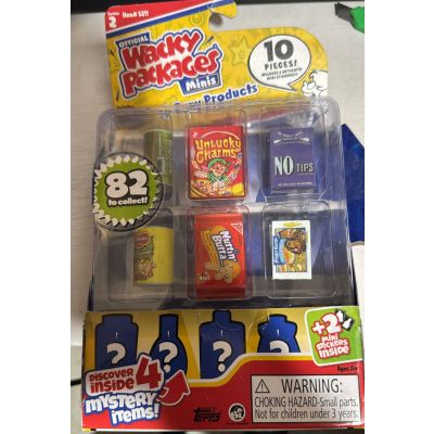 Original Wacky Packages Minis 3D Puny Products Series 2 10-Pack 