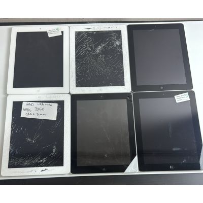 Lot of 6 - Apple iPad A1416 32GB - DEFECTIVE