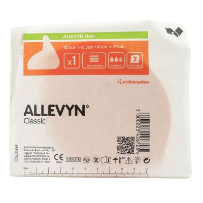 Smith & Nephew Foam Dressing Allevyn Heel 4-1/2 X 5-1/2 Inch - 66007630
