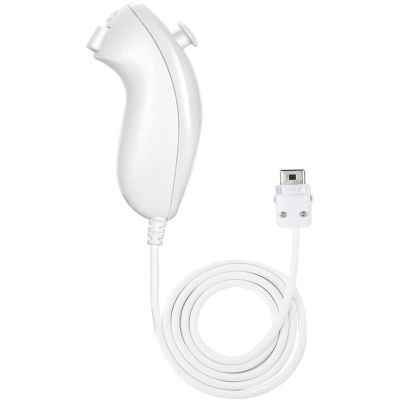 NC Nunchuck Controller Joystick Gamepad Replacement for wii Nunchuck Controller - White