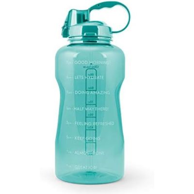Myth Motivational Gallon Water Bottle with Straw 
