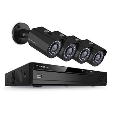 Amcrest ProHD 1080p NVR POE Video Security System w/ 4 POE Outdoor Cameras 