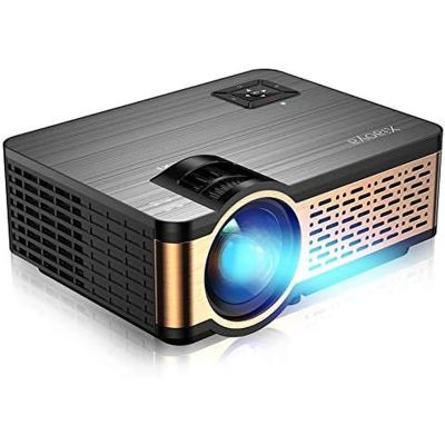 Xiaoya  W5 Outdoor HD Movie Projector- Support 1080P-Black
