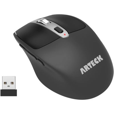 Arteck Wireless Mouse 2.4G USB Wireless Ergonomic Optical Mouse with Nano Receiver