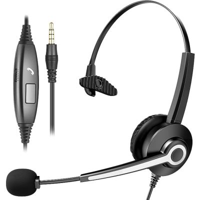 Wantek-WANTEK681-3.5-Headset with Microphone for PC Wired Headphones 3.5mm Headsets