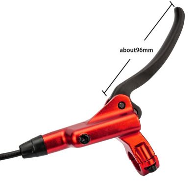 LIZHOUMIL Mountain Bike Hydraulic Disc Brake - Red - Rear Side