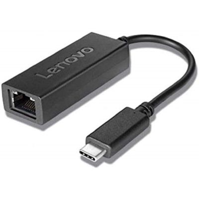 Lenovo Network Adapter - USB-C - Gigabit Ethernet - Black