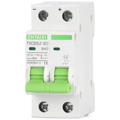 CHTAIXI TXC62Z-60 -12V-110V DC Miniature Circuit Breaker