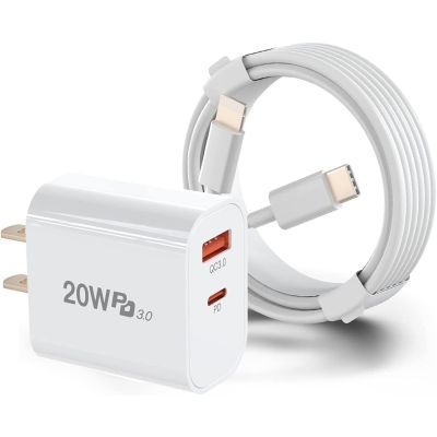 20W AC-NPD202 iPhone Charger-Dual Port Fast Wall Charger