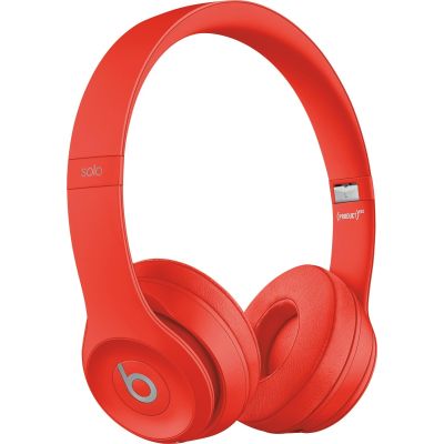 Beats Solo3 Wireless On-Ear Headphones - Matte Red