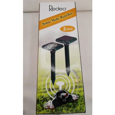 Redeo AR02 Solar Powered Mole Repellent-2pack 