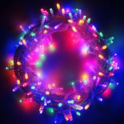 ASKLKD LED String Lights 8 Modes 10M Indoor and Outdoor Waterproof Decorative Lights