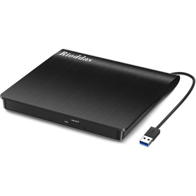 RIODDAS BT638  External CD Drive USB 3.0 Portable CD DVD 