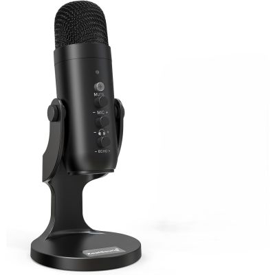 ZealSound USB Microphone Condenser Computer PC Mic Plug&Play Gaming Microphones