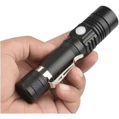  Handheld Rechargeable USB 7W Min Flashlight 
