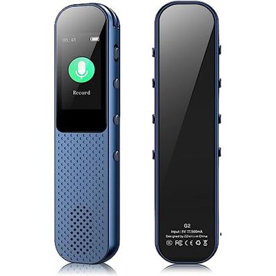 CCHKFEI G2-64GB Digital Voice Recorder-Mini Audio Recorder MP3 Player  