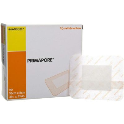 Smith & Nephew Primapore 4 in x 3.125 in 66000317 - 20 Pack