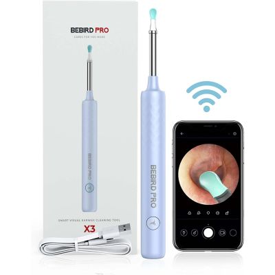 BEBIRDPRO T15 PRO X3- Ear Wax Removal Tool with 6 Cool White LED Lights