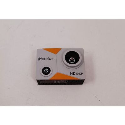 Piwoka ActionCam A1Action Camera 1080P 12MP Waterproof Underwater 98ft Sports Camera 2" LCD Screen Wide Angle -Orange/Grey