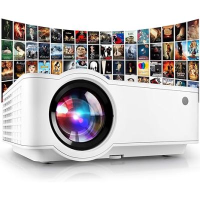 Mini Projector 9000 Lux 210" Projector 1080P Supported Display