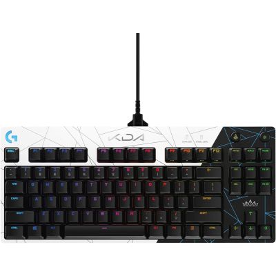 Logitech - G PRO K/DA Wired TKL Gaming RGB Mechanical Keyboard League of Legend