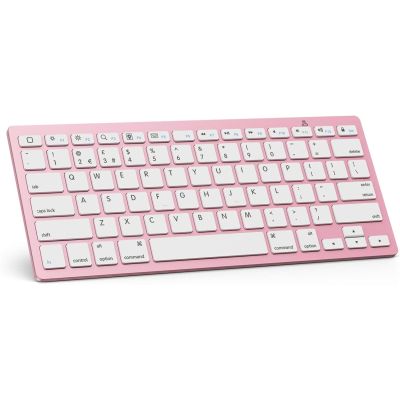 OMOTON  KB066 Ultra-Slim Bluetooth Keyboard-Rose Gold