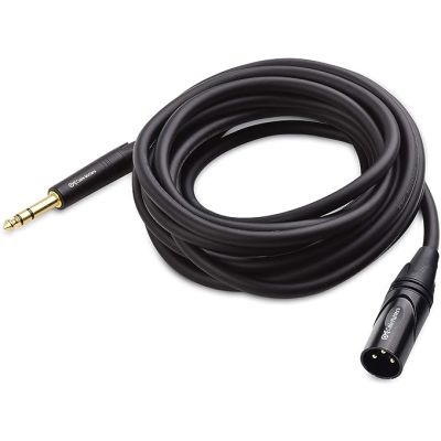 Cable Matters 6.35mm (1/4 Inch) TRS to XLR Cable 6 ft Male to Male (XLR to TRS Cable-XLR to 1/4 Cable-1/4 to XLR Cable)