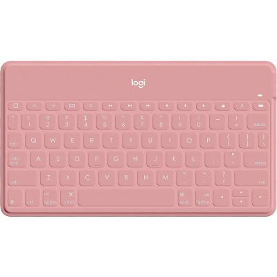 Logitech Keys-to-Go Super-Slim and Super-Light Bluetooth Keyboard - Pink