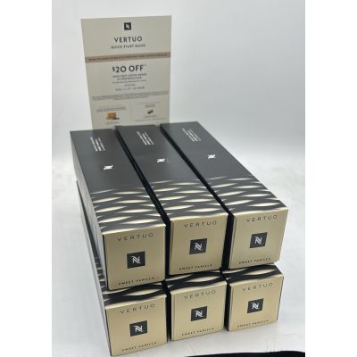 Nespresso VertuoLine Sweet Vanilla Capsules - 60 Count W/ Free Gift Card