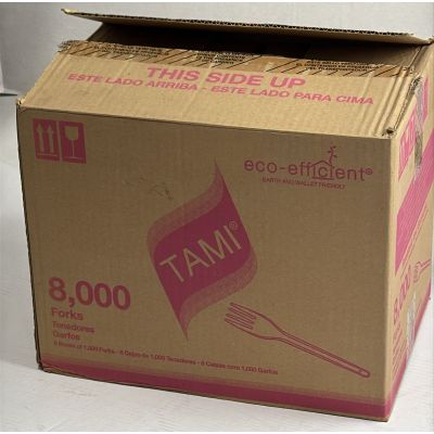 Tami Mini Disposable Eco Efficient Forks - 8000 Count