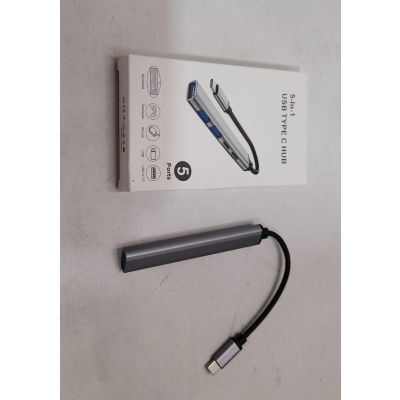 Type C Splitter-Docking Station Simple Operation 5Gbps Rate Smart Chip Multiport for Tablet Computer for Home for Phone