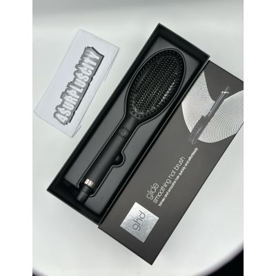 ghd Glide Hot Hair Brush - Professional Smoothing Blow Dryer - Black