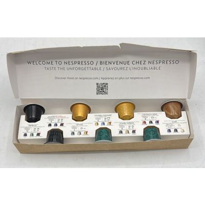 Nespresso Original Capsules Welcome Kit Sampler - 7 Flavors