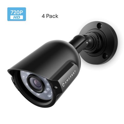Amcrest HD Series 720P Bullet Outdoor Security Camera - 4 Pack - AMC720BC36-B