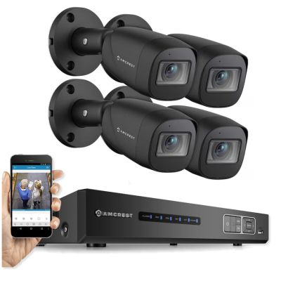 Amcrest 1080P 8CH 2TB Video Security System with 8 Outdoor Cameras AMDV10818-8B-B