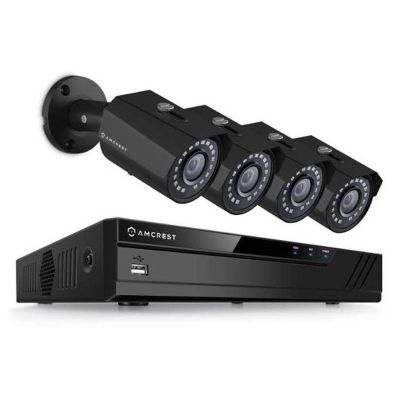 Amcrest ProHD 4 Channel 2MP PoE Video Security System 4x Outdoor Bullet IP Cameras No HDD