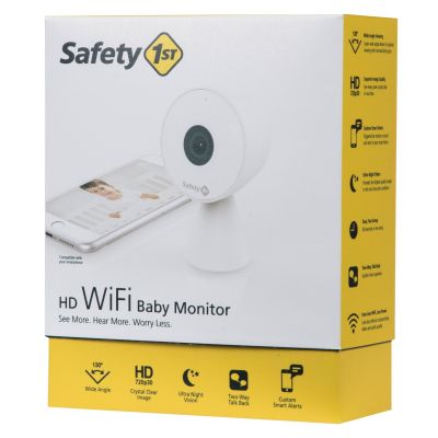 Safety 1st HD Wi-Fi Baby Monitor Camera with Sound- and Movement-Detecting Audio Unit - MO160