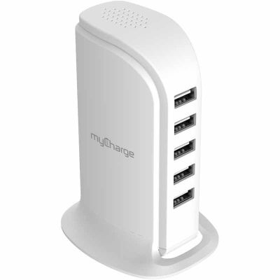 MyCharge THB05WW Power Hub 5-Port USB Tower