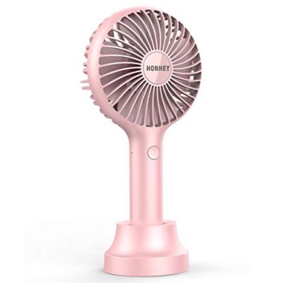 Honhey G3-2400 portable 3 speed USB Mini Fan - Pink