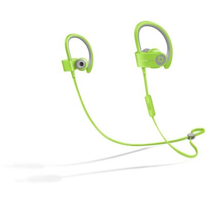 Beats Powerbeats 2 Wireless GREEN SPORT In Ear Headphones Beats By Dr. Dre