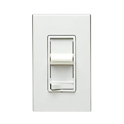Leviton LEV-6674 CFL/LED or Incandescent Dimmer Switch - Single Pole/3-Way w/Wallplate