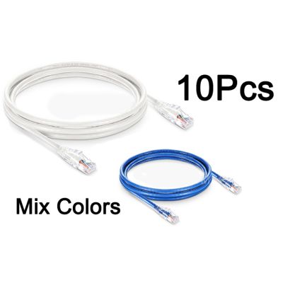 10X 6FT CAT5E Ethernet Cable 