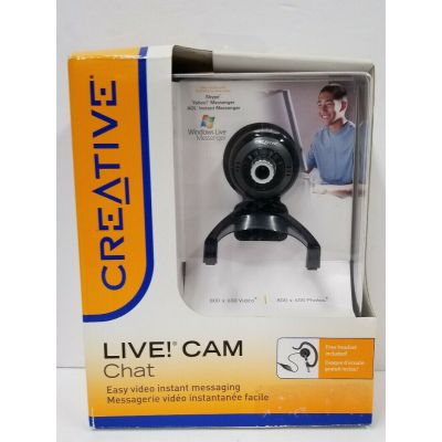 Creative Live! Cam Chat Camera USB VF0330EF Black