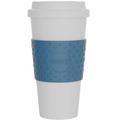 Copco Acadia 16 oz Reusable To-Go BPA-Free Insulated Coffee Cup - Blue