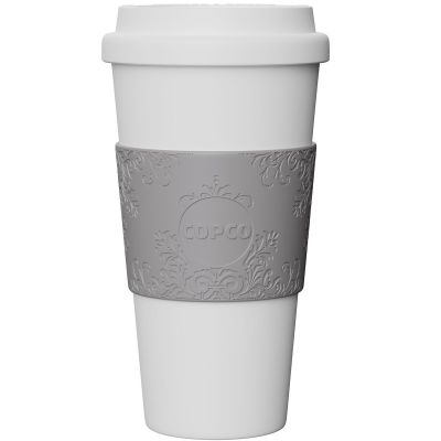 Copco Acadia 16 oz Reusable To-Go BPA-Free Insulated Coffee Cup - Gray