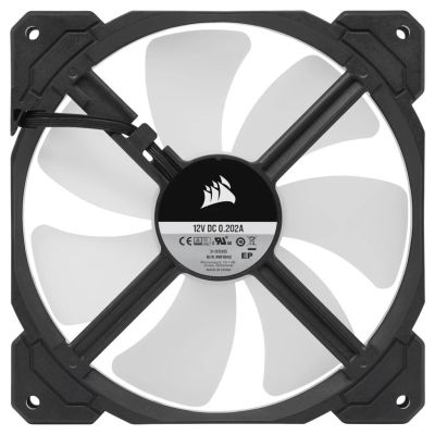 Corsair RWF0042 RGB Multicolor Cooling Fan Black 12VDC 4-Pin Connector
