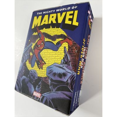 The Mighty World of Marvel-3 Book Box Collection-By Roy Thomas