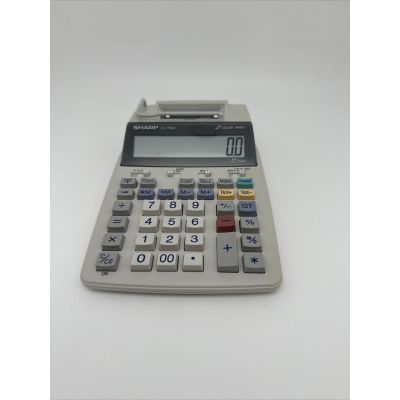 Sharp EL-1750V Electronic Printing Calculator - White